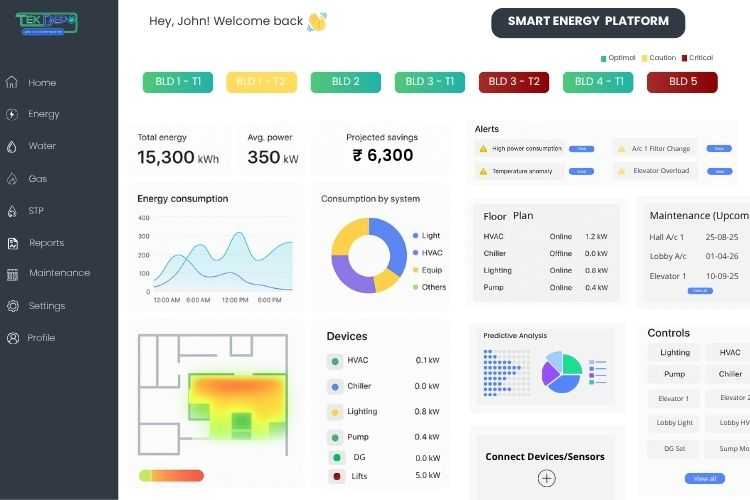 Smart Energy Monitoring Dashboard